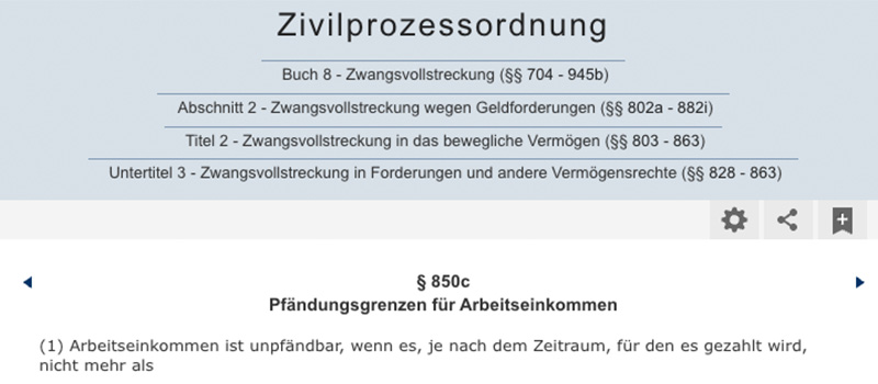 Pfändungsfreigrenzen ab 01.07.2026
